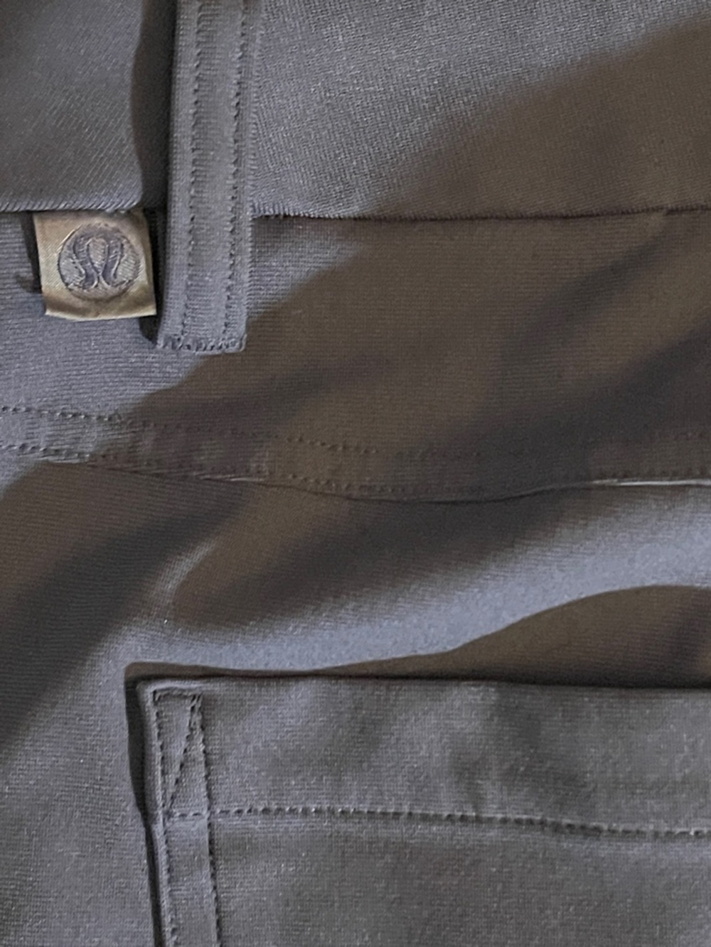 Lululemon Men’s ABC Classic Slim Pants Size 36 Tech Stretch 5-Pocket Blue - Picture 4 of 6